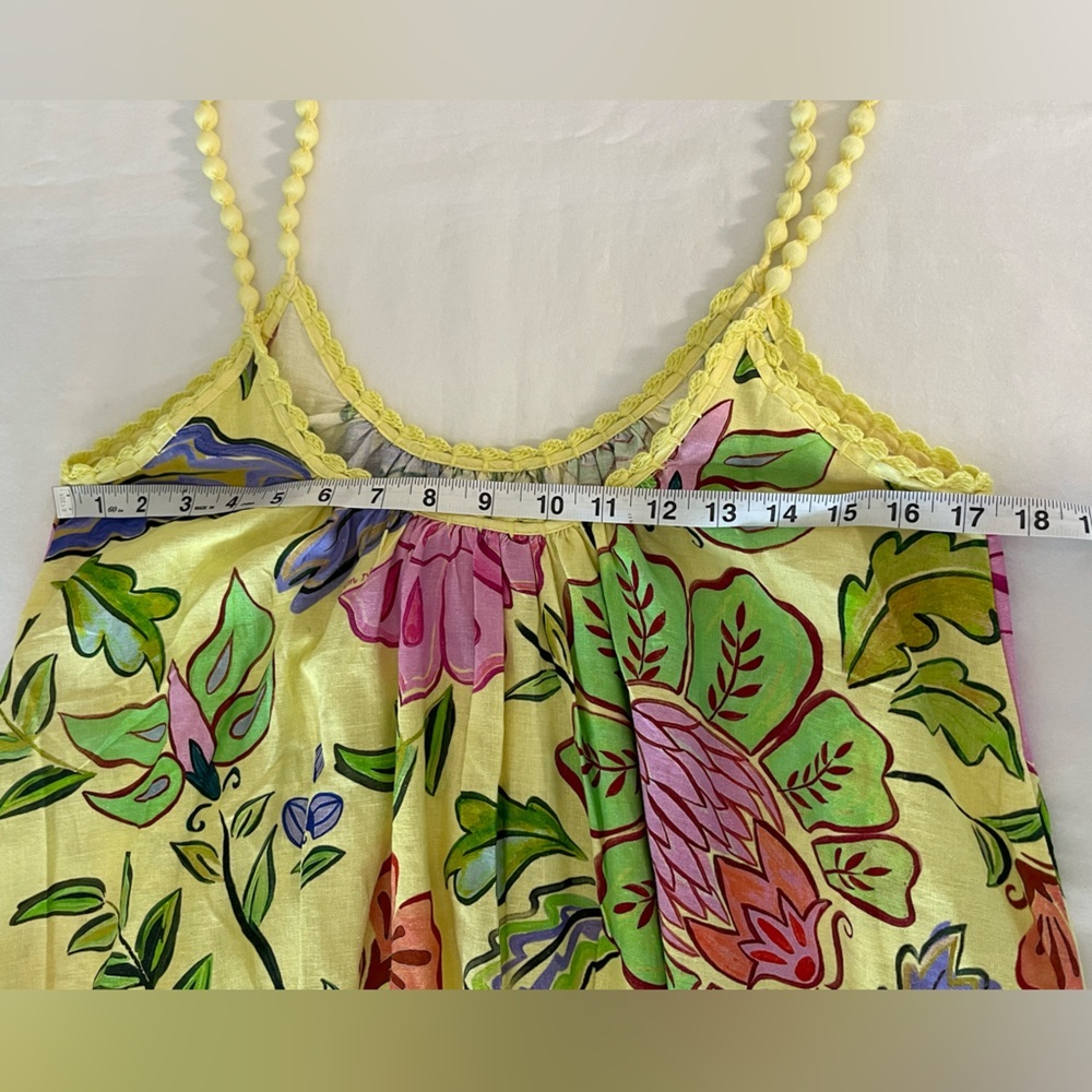 FARM Rio | Floral Insects Maxi Dress | OVERSIZE Size XS - Picture 4 of 11